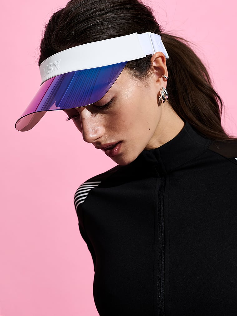 Victoria's Secret, Victoria's Secret VSX Visor, Blue, onModelFront, 1 of 3