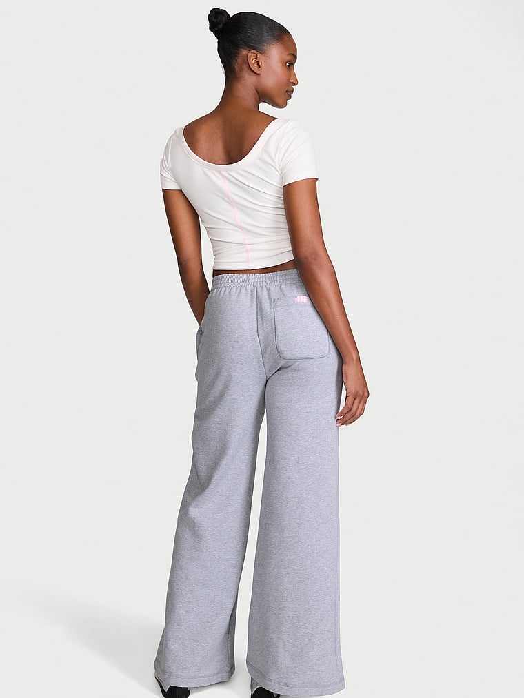 Iconic Fleece Wide-Leg Sweatpant