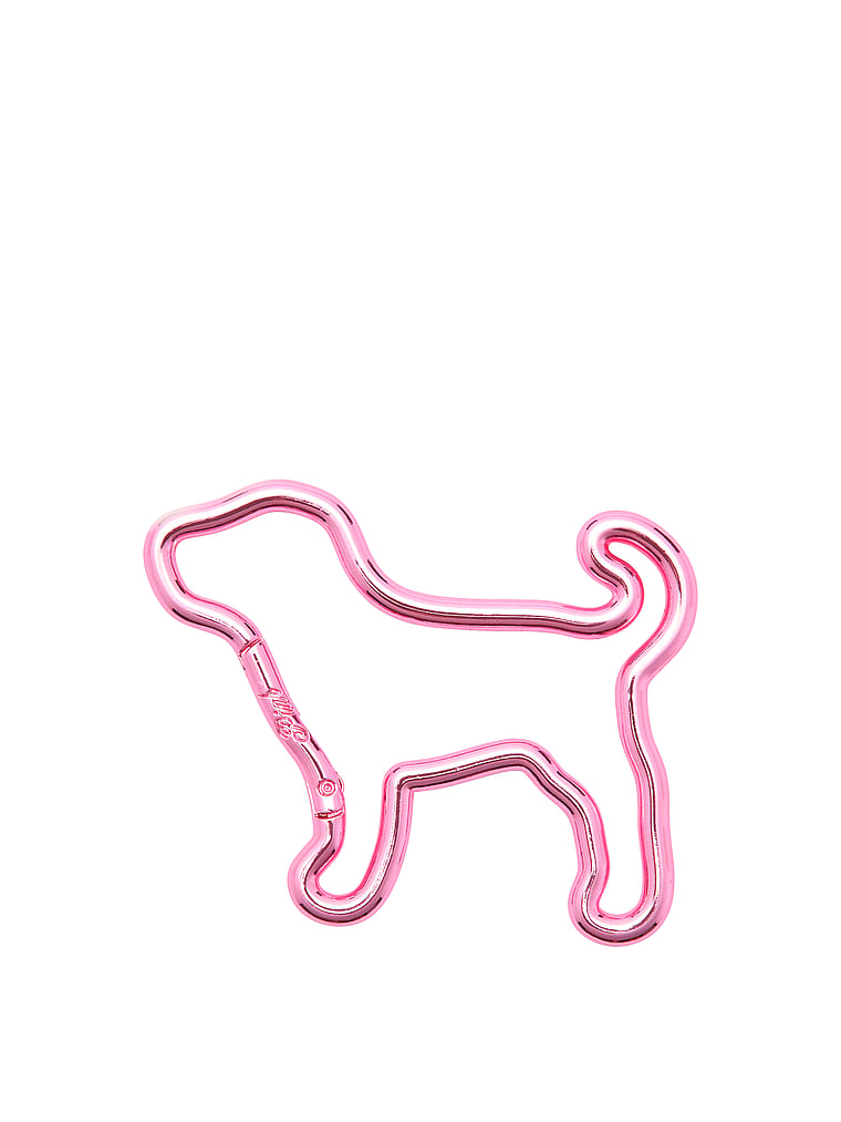 PINK Dog Carabiner Clip, Fall For Me Pink, onModelFront, 1 of 2