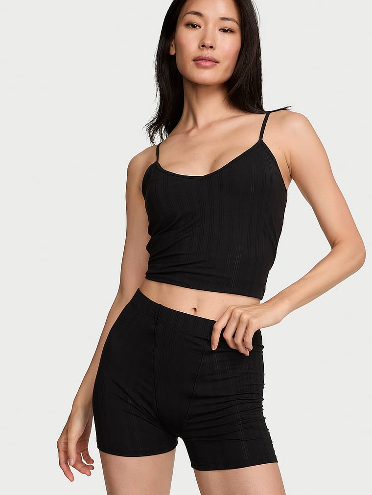 Victoria's Secret, Victoria's Secret SoSoft™ Modal Ultra-Fine Boxer Brief, Black, onModelFront, 1 of 4 HyunJoo is 5'9" and wears Small