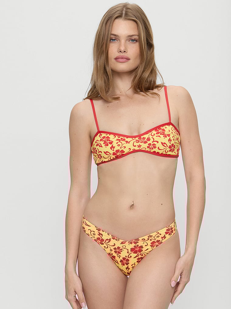 Enzo Floral Cheeky Bikini Bottom