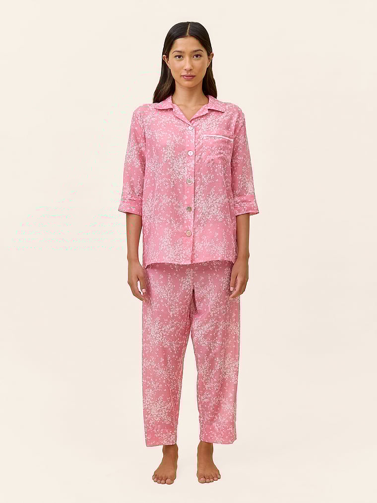 Cheri Blossom Crop PJ Set