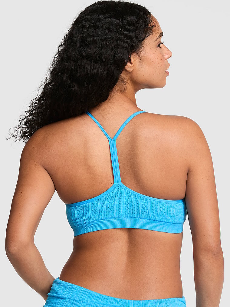 PINK AnyWear Low-Scoop Racerback Bra, onModelBack, 2 of 4