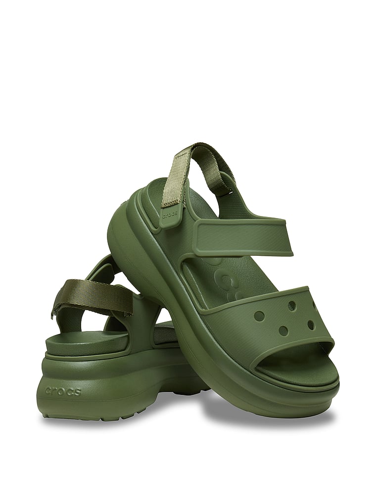 Crocs Soho Y-Strap Sandal, Green, detail, 4 of 4