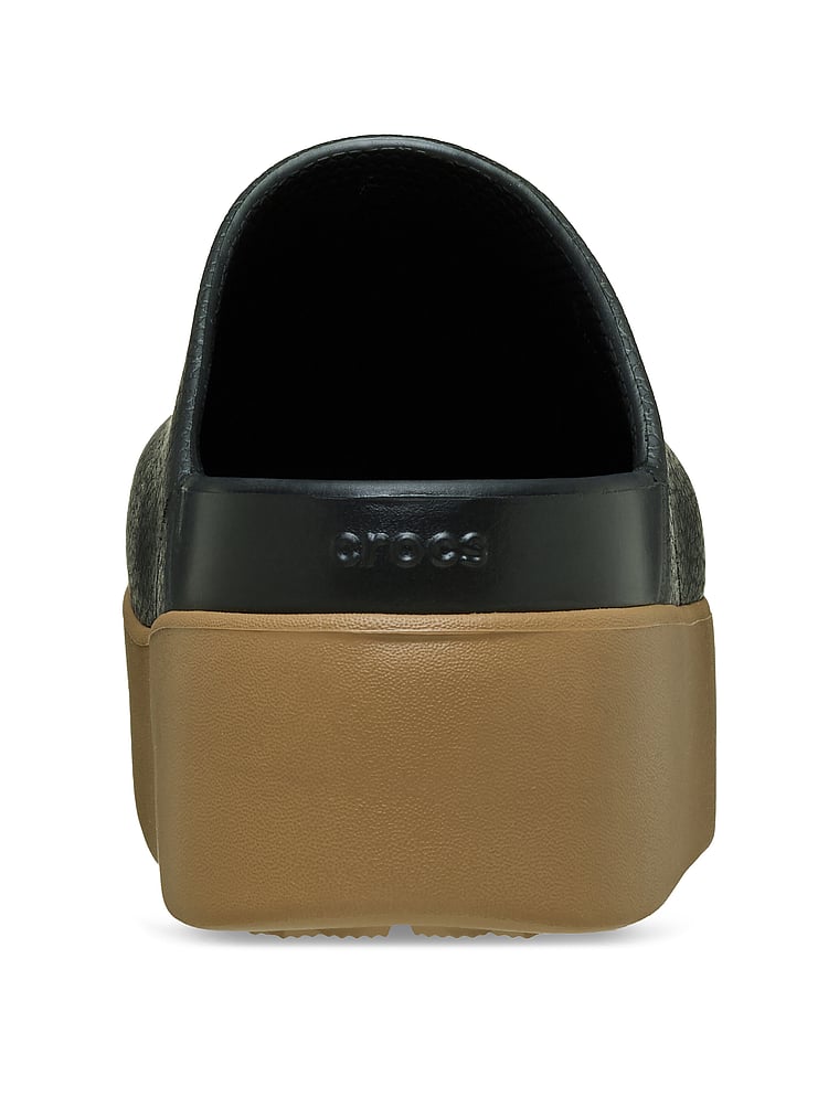 Crocs Dylan Platform Clogs, Black/Sepia, onModelBack, 2 of 4