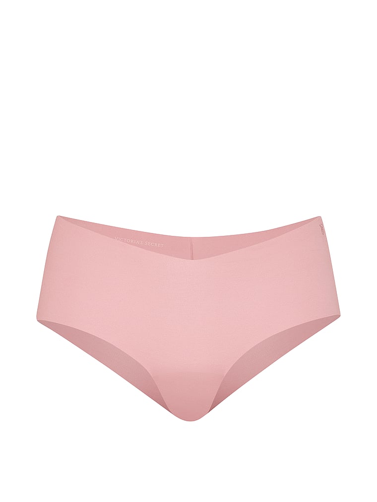 Victoria's Secret, No-Show No-Show Cheeky Panty, Chalk Rose, offModelFront, 3 of 3