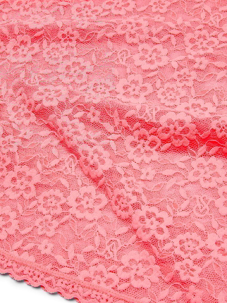 Victoria's Secret, Victoria's Secret Lacie Cami, Pink, detail, 5 of 5