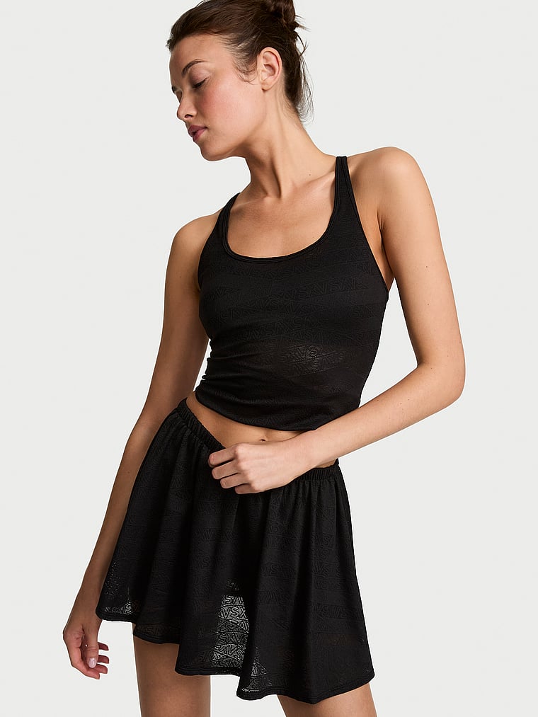 VSX Elevate™ Logo Lace Pleated Skirt