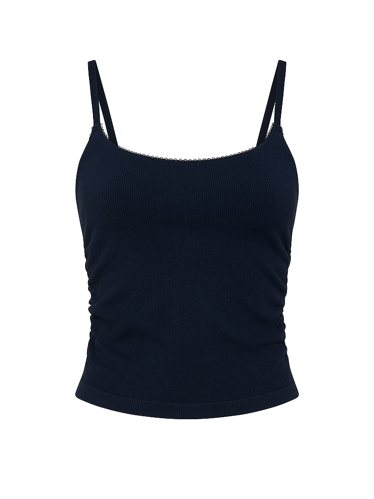 PINK AnyWear Cami, Noir Navy, offModelFront, 3 of 3