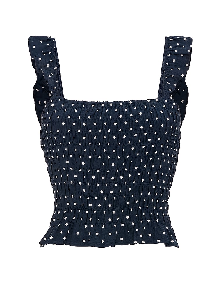 Flirty Fit Smocked Tank Top