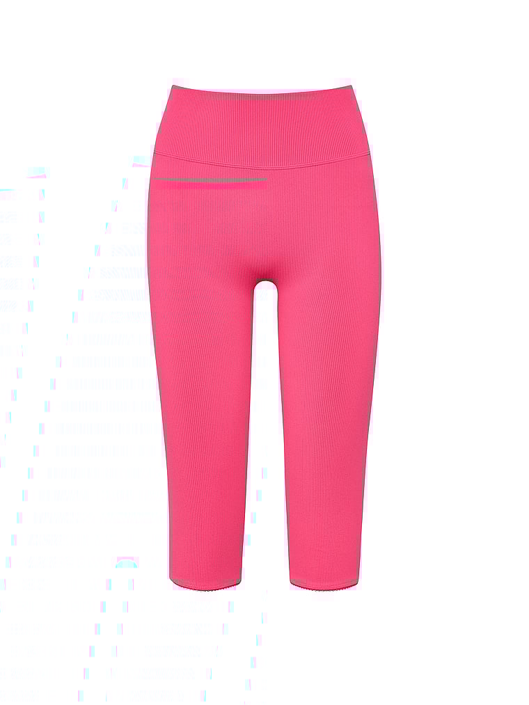 PINK AnyWear Capri Leggings, Fall For Me Pink, offModelFront, 4 of 4