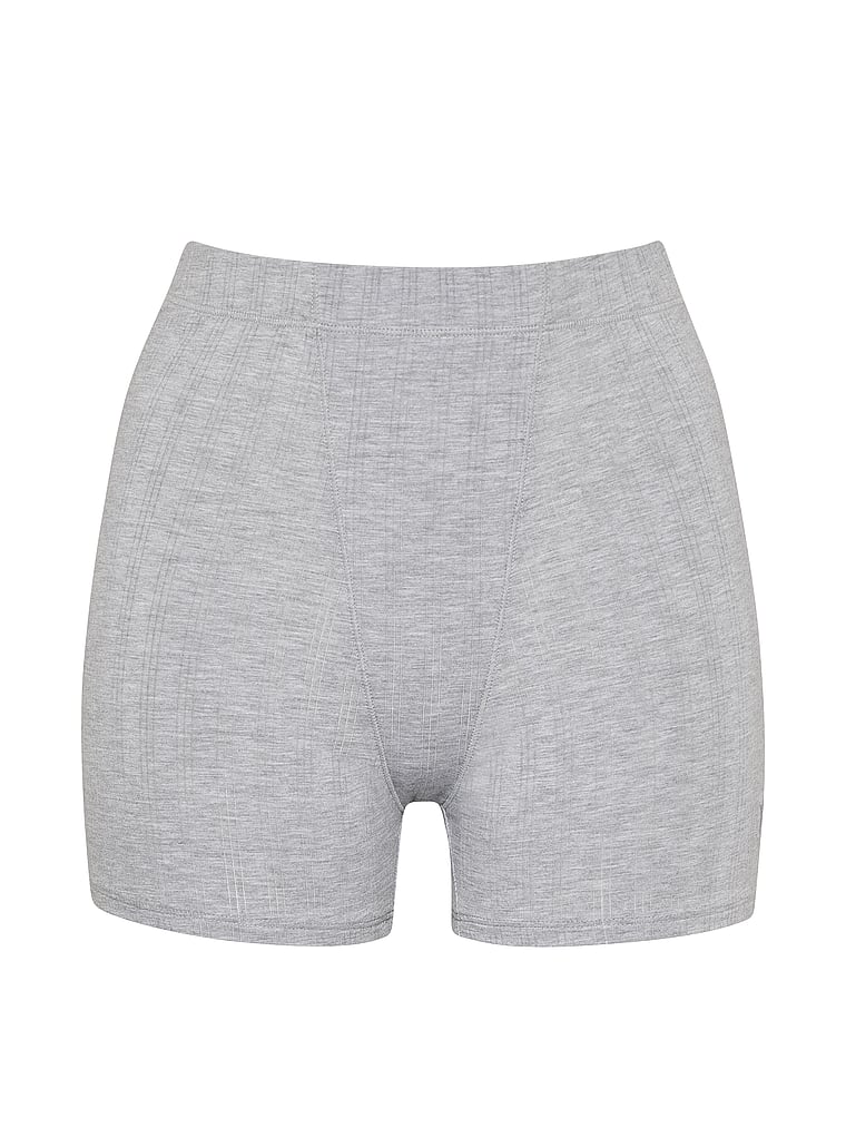 Victoria's Secret, Victoria's Secret SoSoft™ Modal Ultra-Fine Boxer Brief, Medium Heather Grey, offModelFront, 3 of 4