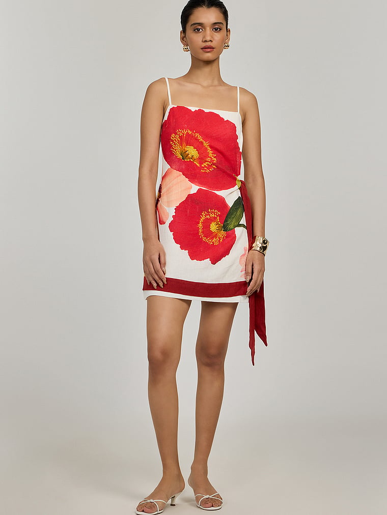 Victoria's Secret, Summer Away Anela Dress, Floral, onModelFront, 1 of 3