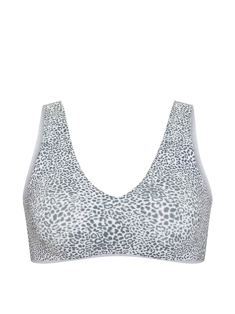 Victoria's Secret, The T-shirt SlumberBra™, Snow Leopard, offModelFront, 3 of 3