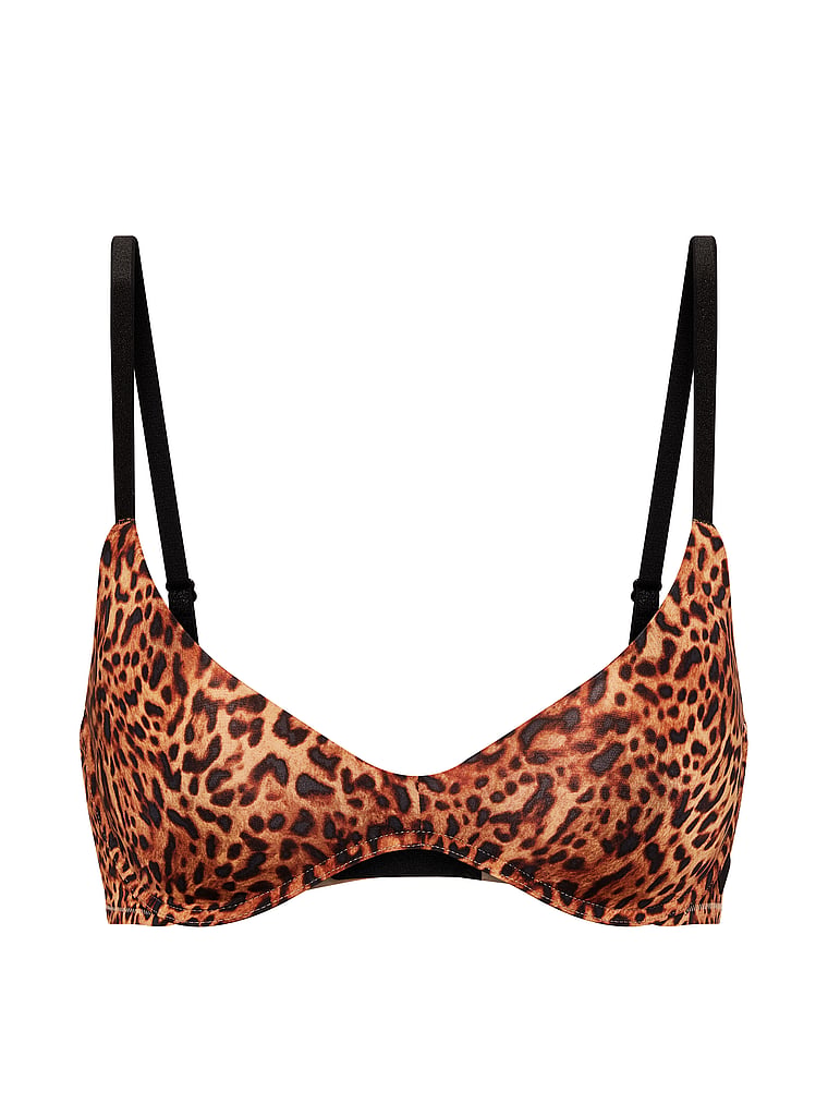 Buy Sexy Tee Smooth Wireless Push-Up Bra, Leopard Print - Order