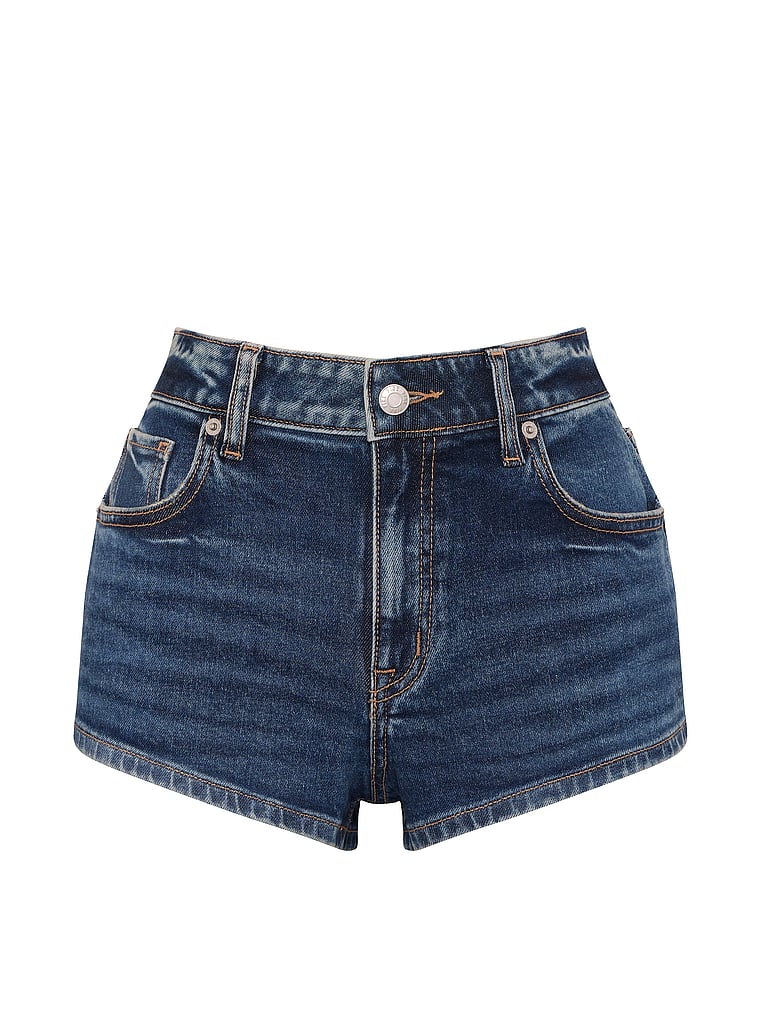 Denim by PINK Mid-Rise Cheeky Shortie