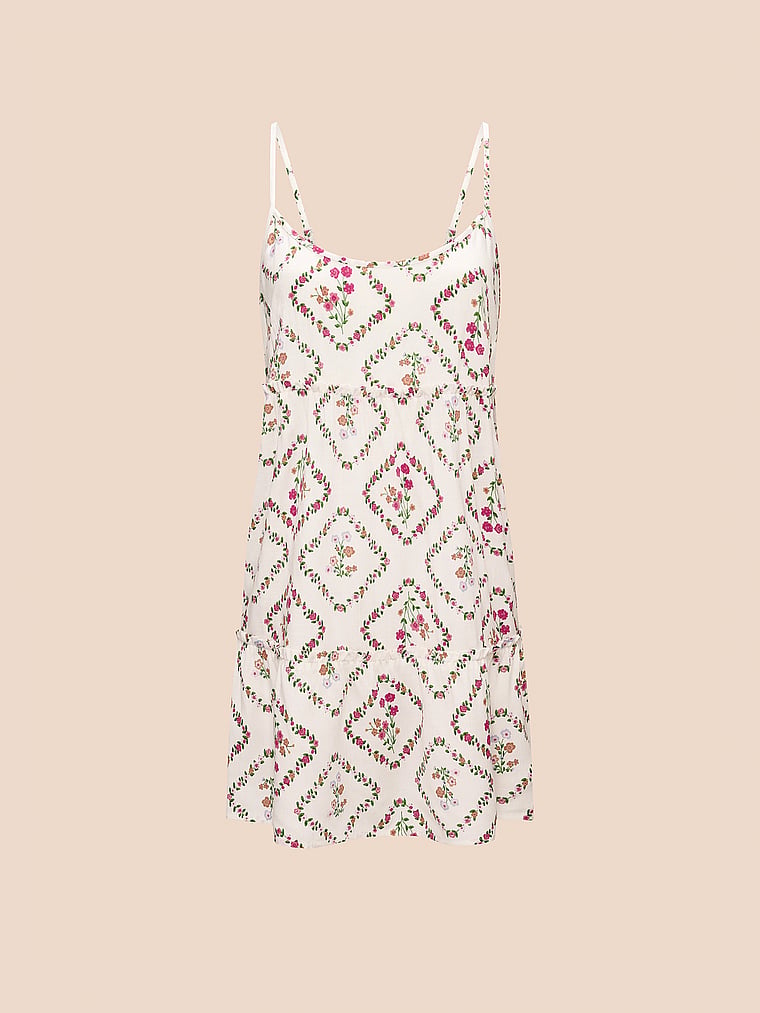Victoria's Secret, Adore Me Dove Slip, Print, offModelFront, 3 of 3