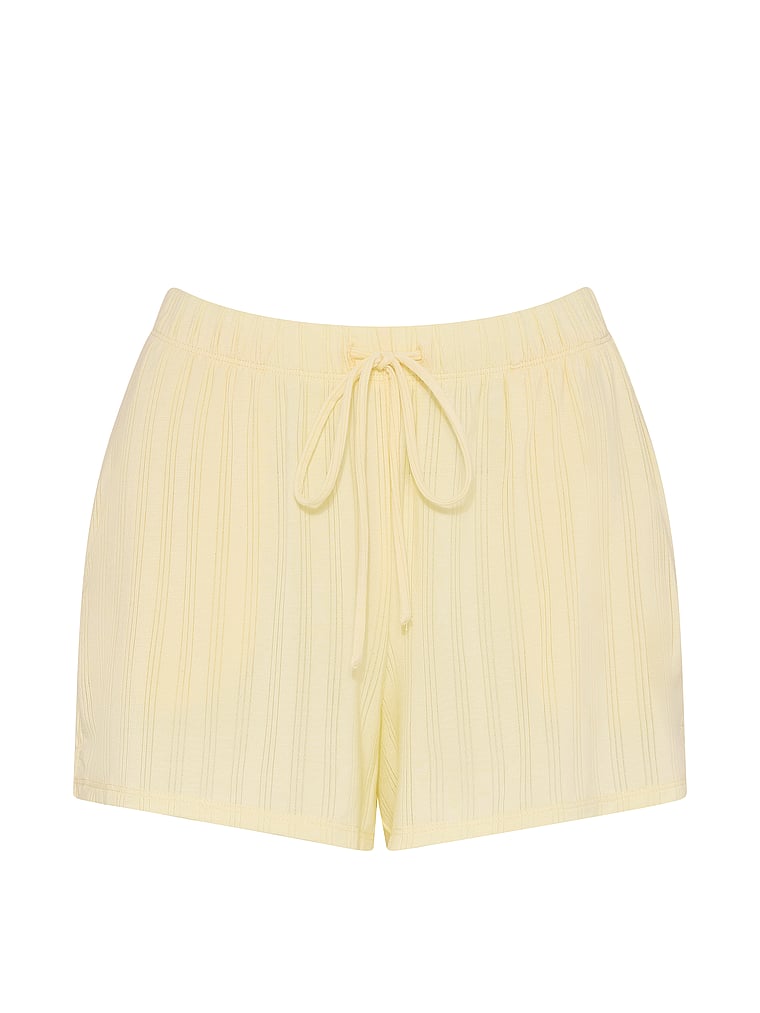 Victoria's Secret, Victoria's Secret SoSoft™ Modal Ultra-Fine Shorts, Sunny Honey, offModelFront, 3 of 3