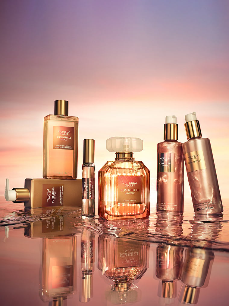 Victoria's Secret, Fine Fragrance Very Sexy Scarlet Mini Fine Fragrance Mist, Bombshell Bronze, offModelBack, 3 of 4