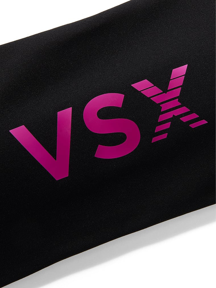 Victoria's Secret, Victoria's Secret VSX Wristlet Pouch, Black, onModelBack, 2 of 4