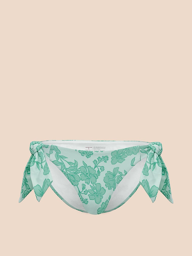 Victoria's Secret, Adore Me Perry Bikini Swim Bottom, Botanical Fantasy C04, offModelFront, 3 of 3