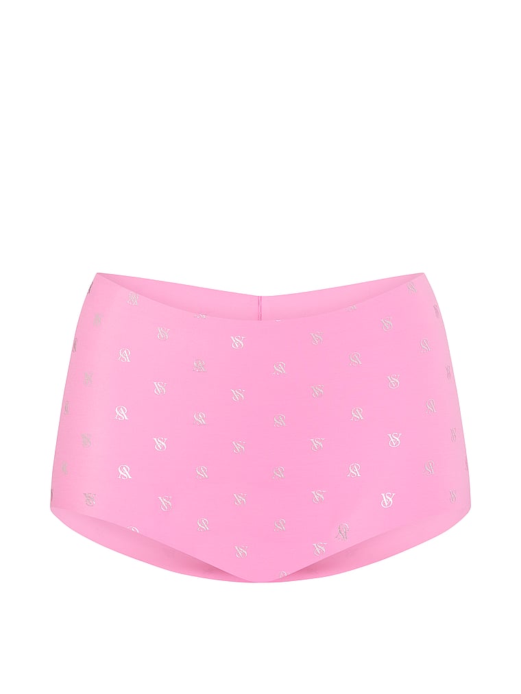 Victoria's Secret, No-Show No-Show Cotton Modern Brief Panty, Pink Sugar Vs Foil, offModelFront, 3 of 3