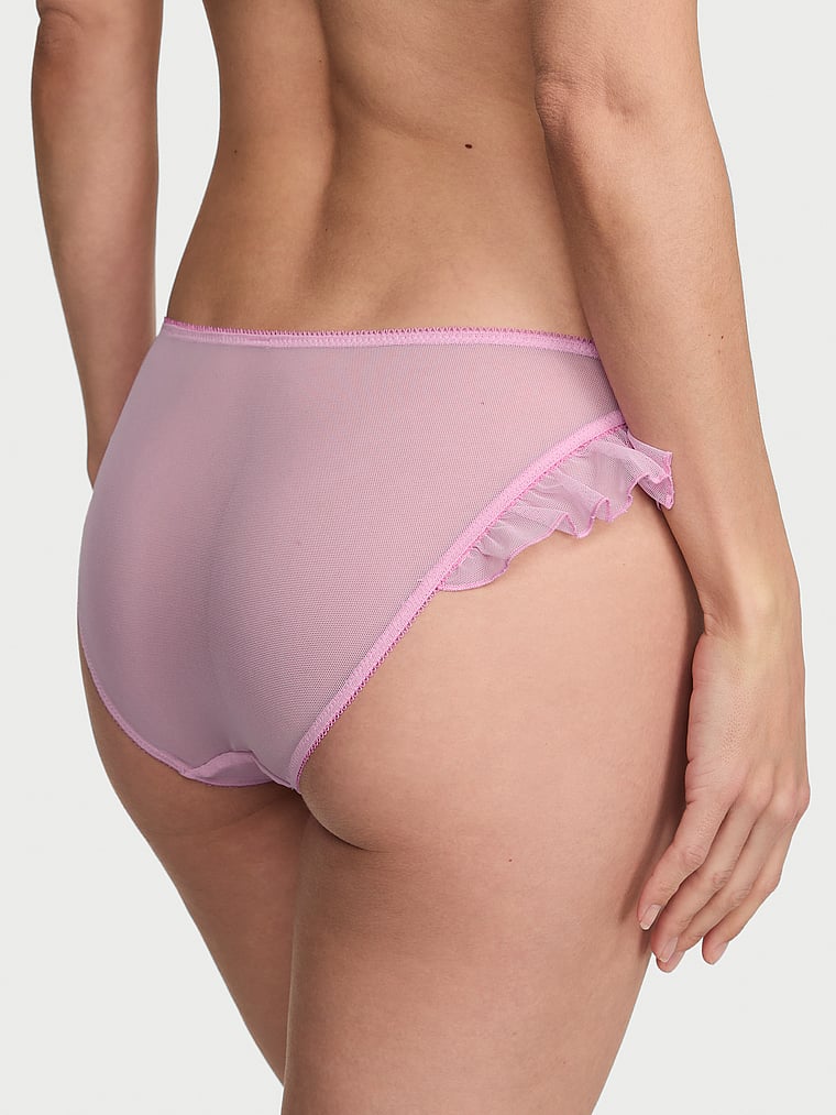 Lace-Trim Bikini Panty