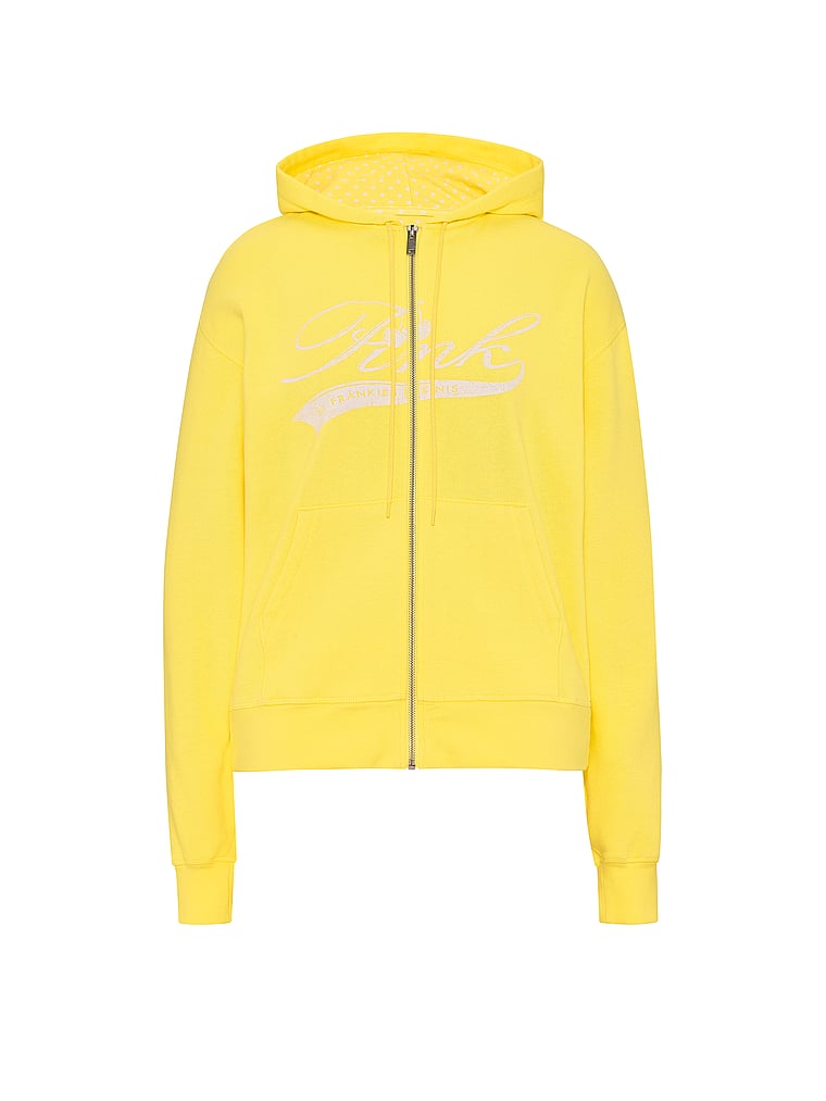 Buy Berry Full Zip Hooded Sweatshirt, Canary Yellow - Order