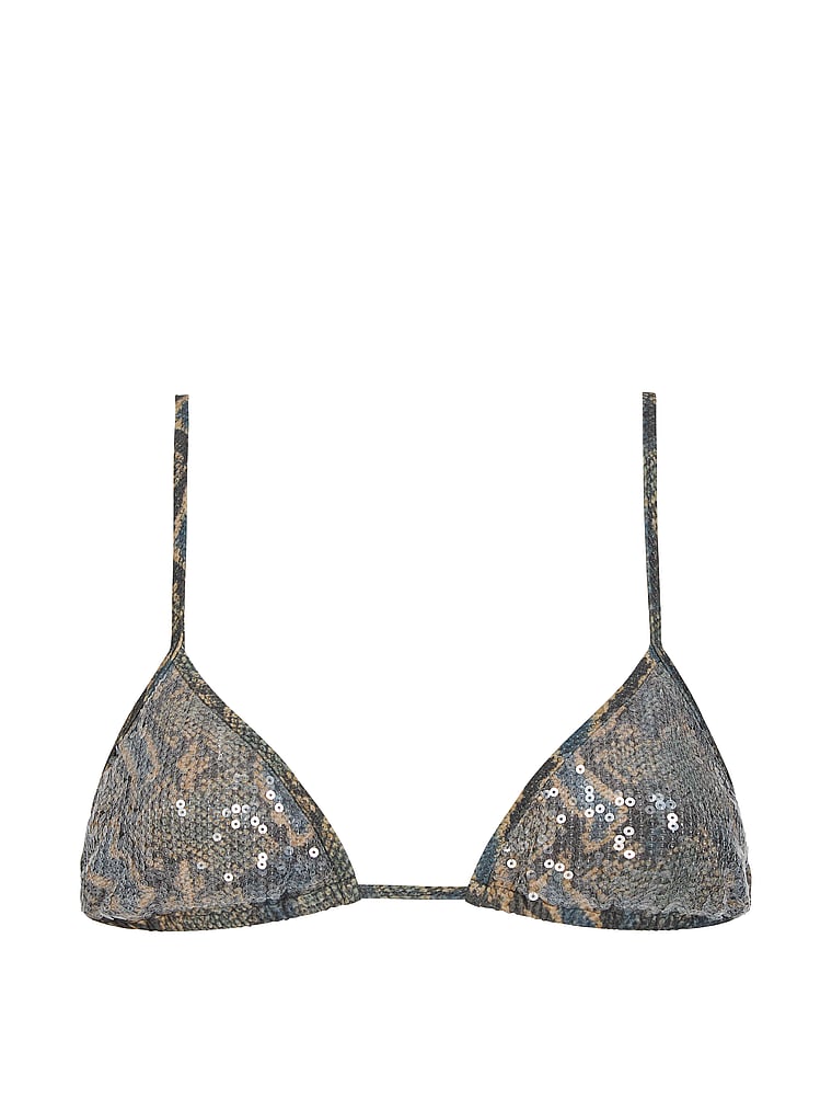 Victoria's Secret, Tropic of C Sequin Equator Top, Python Print, offModelFront, 4 of 4