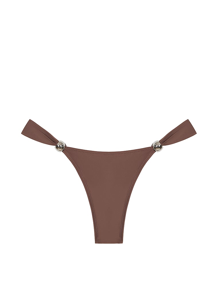 Victoria's Secret, Tropic of C Dome Bikini Bottom, Driftwood, offModelFront, 3 of 3