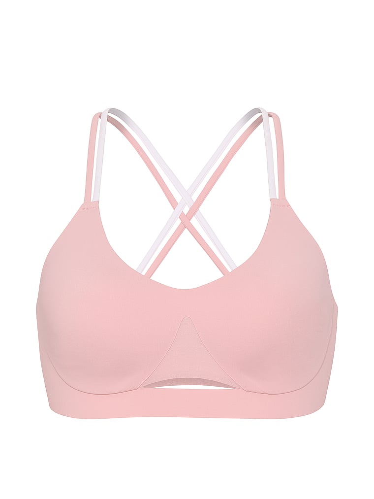 Vs. Spring Bras Buy VSX Elevate™ Strappy-Comfort Sports Bra , Dusk Pink - Order Sport ...