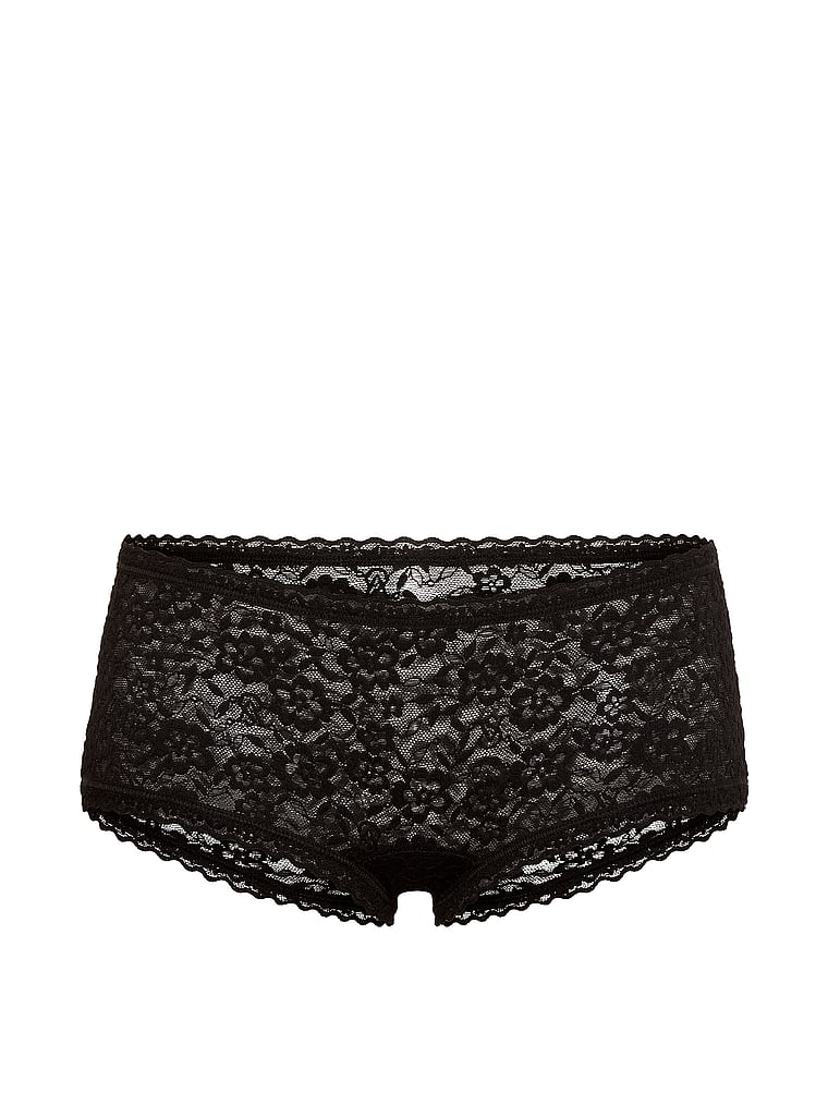 Victoria's Secret, The Lacie Lace Low-Rise Boyshort, offModelFront, 3 of 3