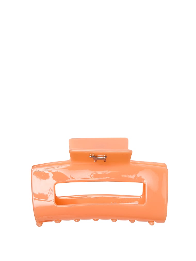 PINK Hair Claw Clip, Cantalope, offModelFront, 1 of 2