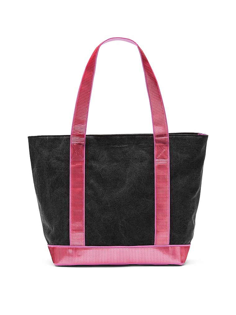 Sequin Canvas Tote Bag