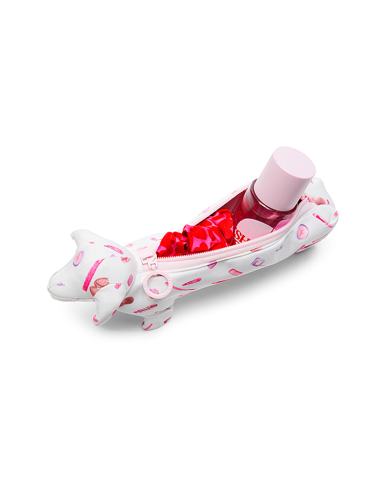 PINK PINK Dog Makeup Brush Bag, Makeup Print, detail, 3 of 3