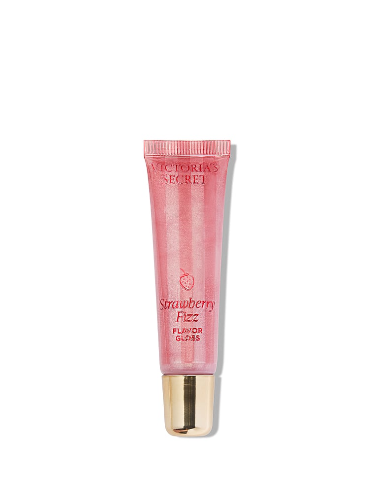 Victoria's Secret, Lip Flavor Gloss, Strawberry Fizz, onModelFront, 1 of 3