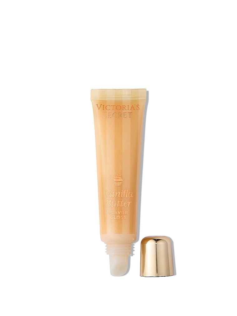 Victoria's Secret, Lip Vanilla Butter Flavor Gloss, Vanilla Glaze, onModelSide, 3 of 5