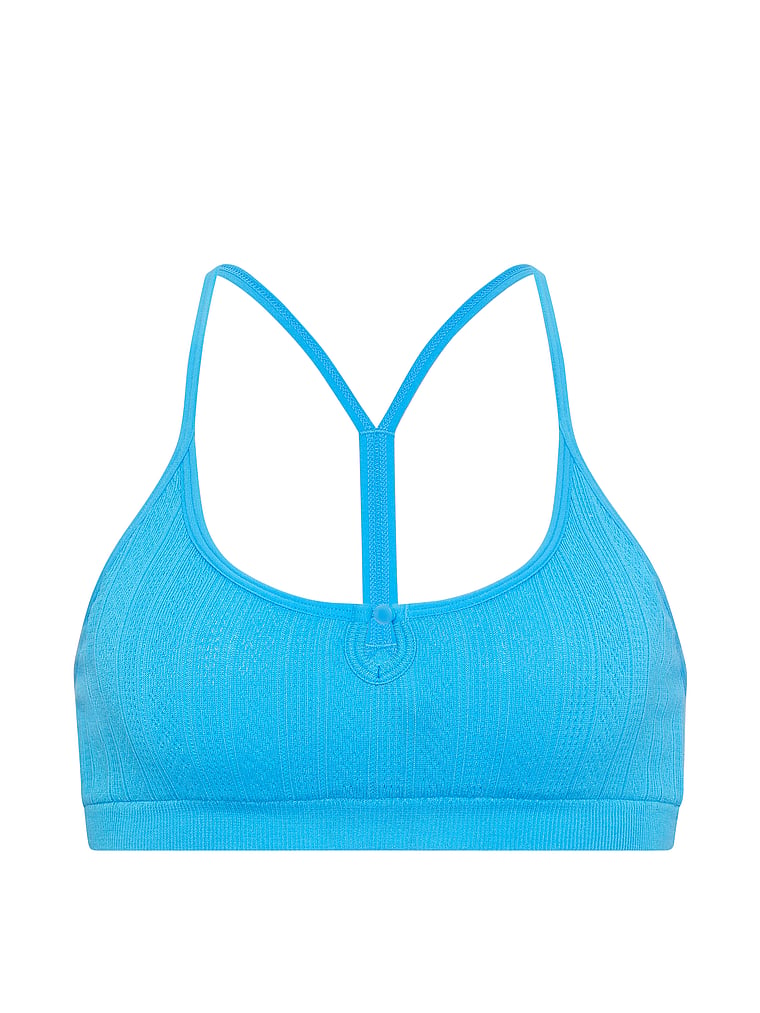 PINK AnyWear Low-Scoop Racerback Bra, offModelFront, 4 of 4