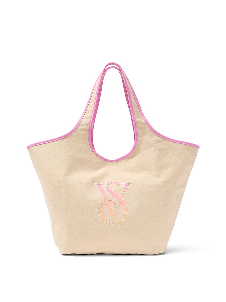 Victoria's Secret, Victoria's Secret Ombré Monogram Logo Tote Bag, Tote, onModelFront, 1 of 3