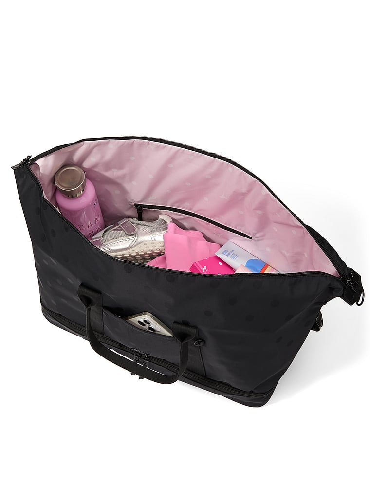 Pink Travel Duffle Bag - Thumbnail 4
