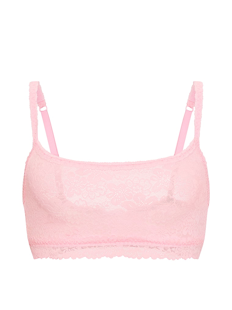 PINK PINK Wink™ Unlined Scoop Bralette, Boardwalk Pink, offModelFront, 3 of 3