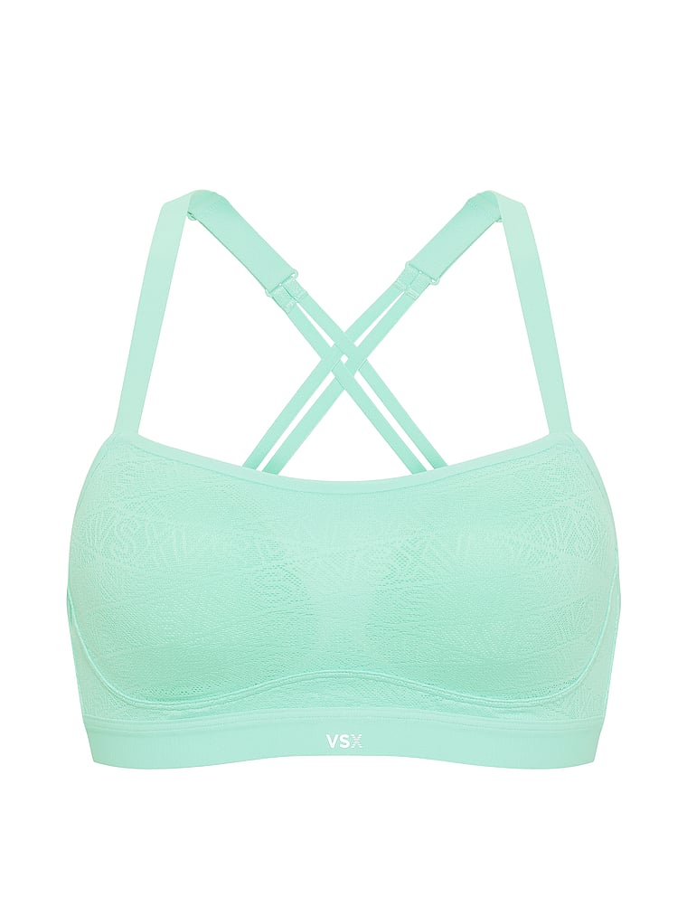 Victoria's Secret, VSX VSX Angel™ Sports Bra, Waterfall, offModelFront, 3 of 3
