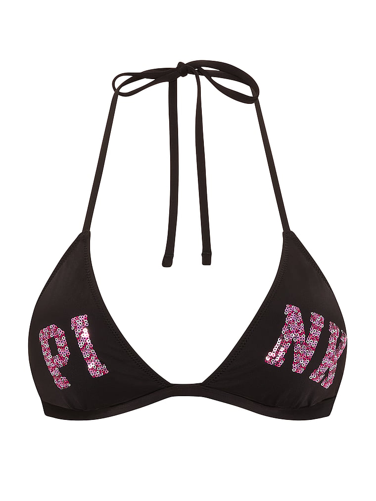 PINK Push-Up Triangle String Bikini Top | Arden Fair