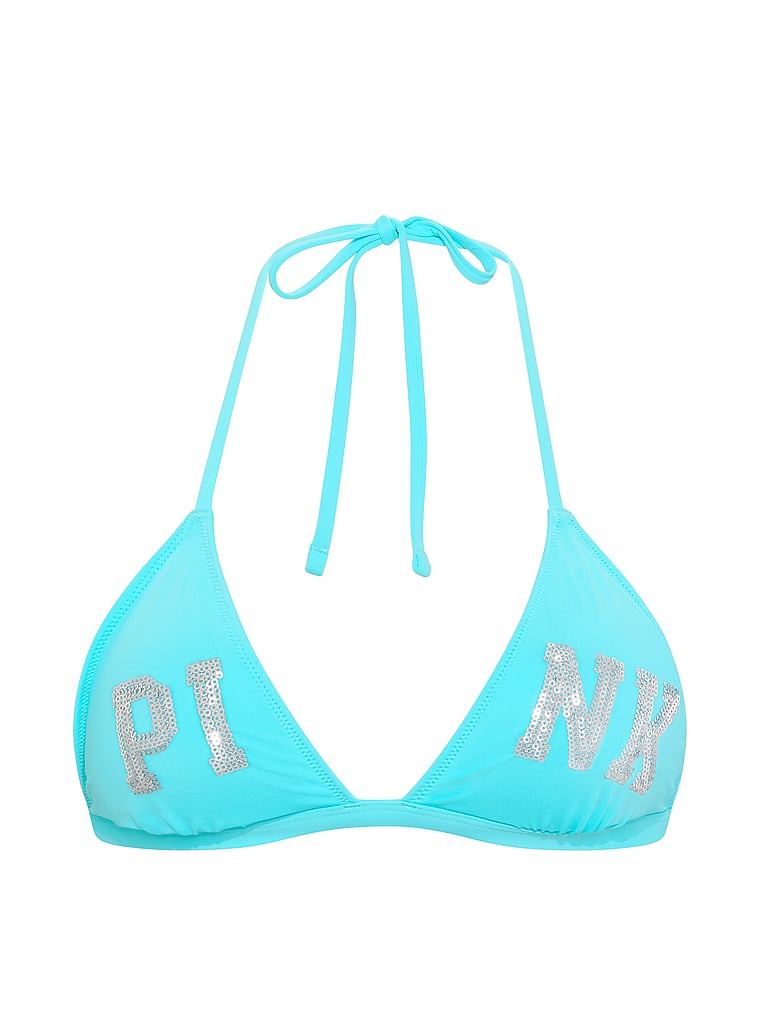 Push-Up Triangle String Bikini Top