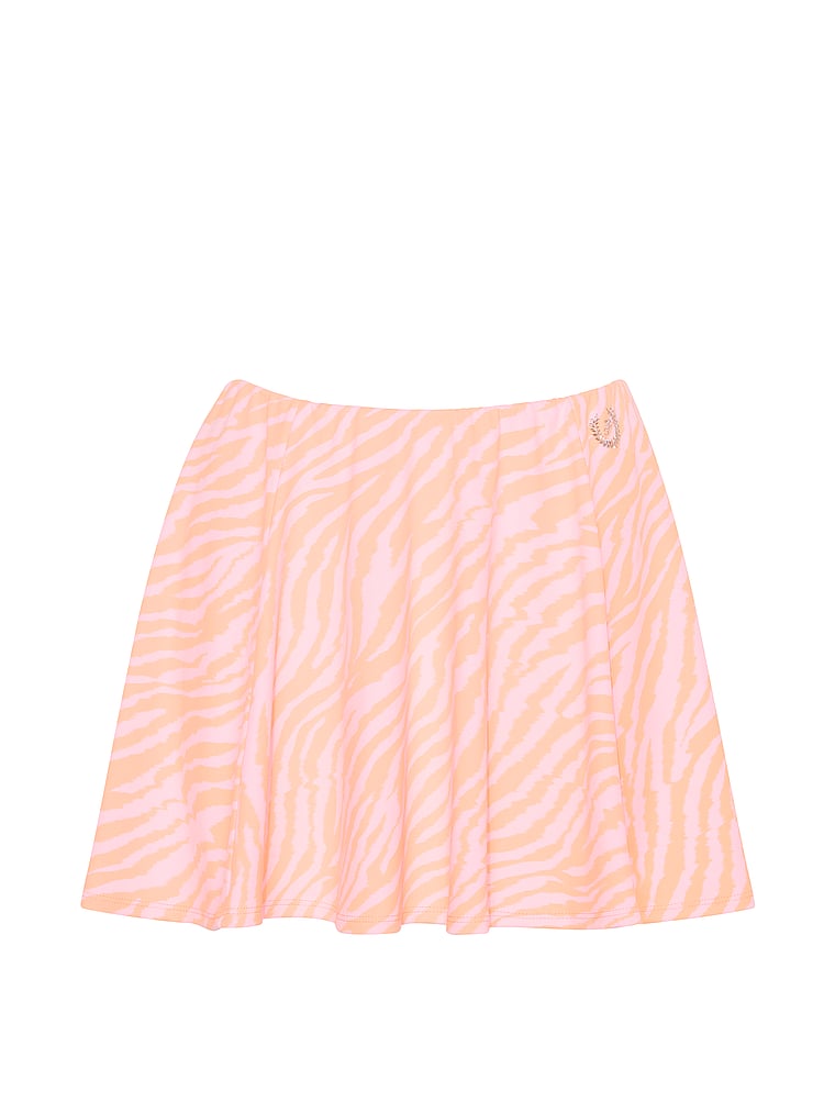 PINK PINK Relay™ Circle Skort, Zebra, offModelFront, 4 of 4