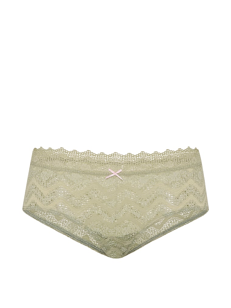 PINK PINK Wink™ Cheeky Panty, Slate Green, offModelFront, 3 of 3