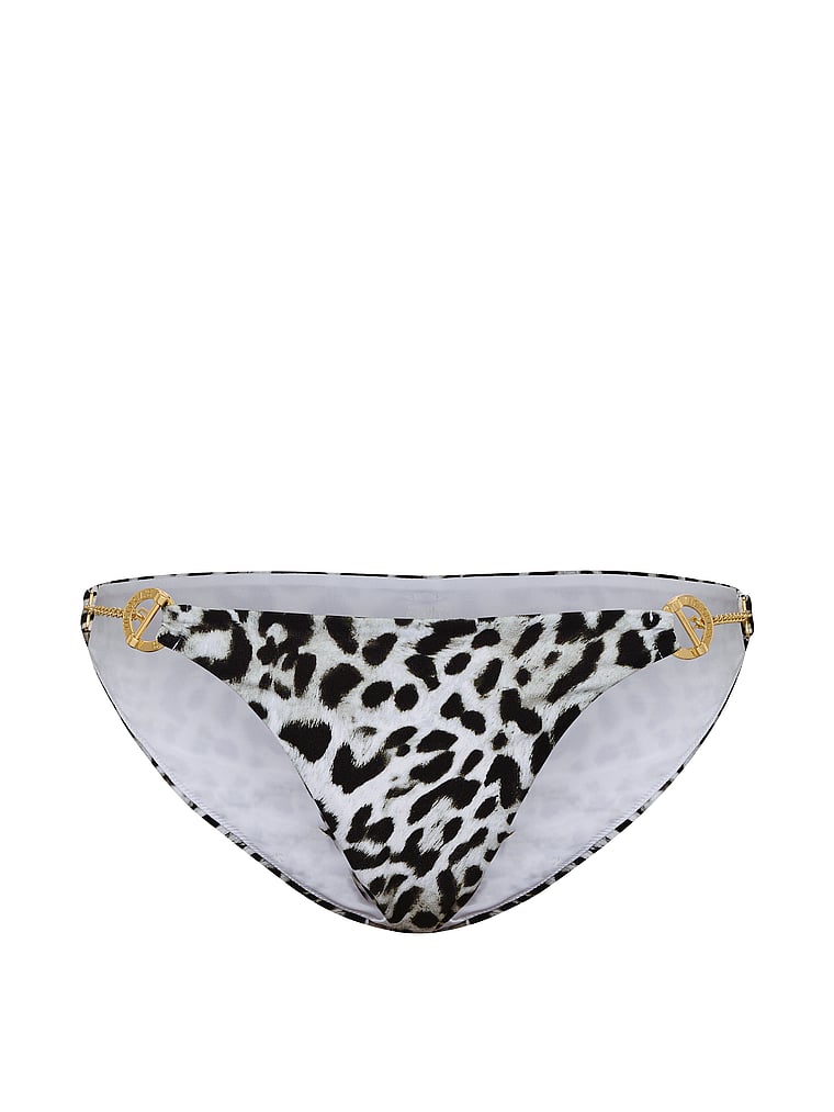 Victoria's Secret, Victoria's Secret Swim Archives Toggle Bikini Bottom, Snow Leopard, offModelFront, 3 of 3