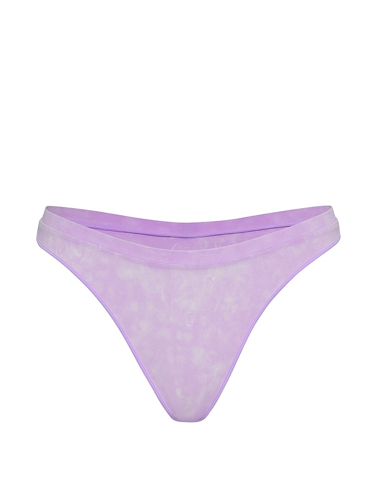 Seamless High-Leg Thong Panty