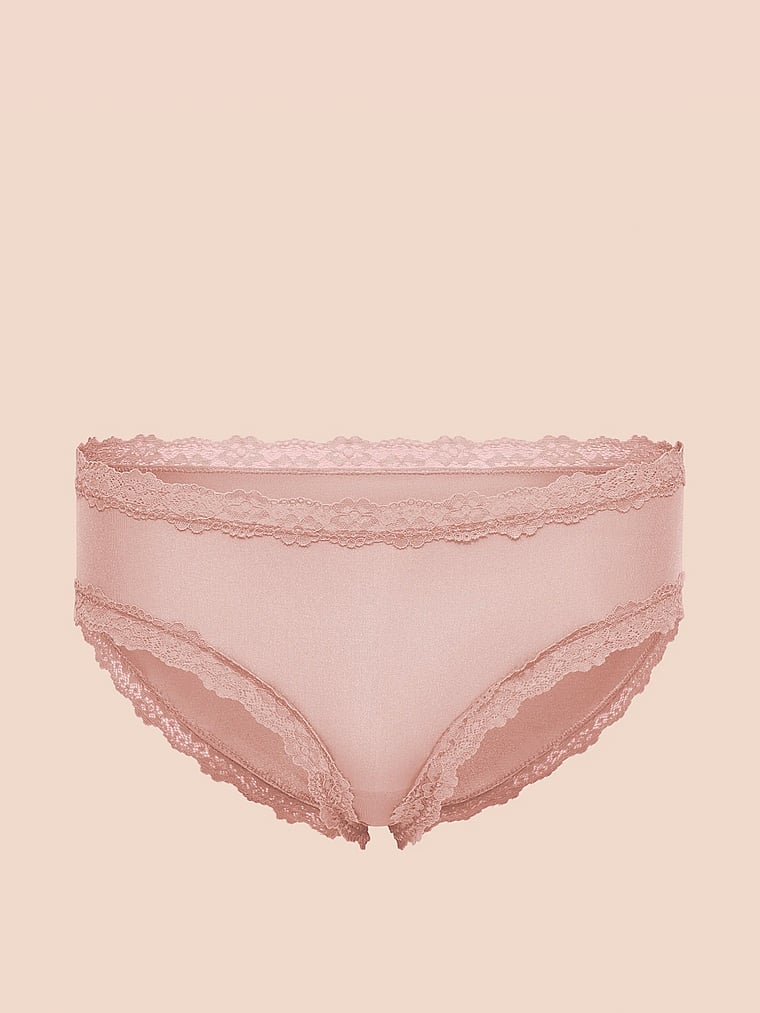 Victoria's Secret, Adore Me Mariola Hipster Panty, Rose Smoke, offModelFront, 3 of 3