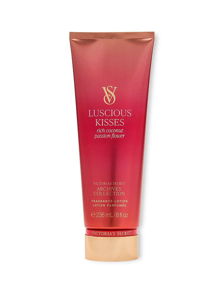 Victoria's Secret, Body Fragrance The Archives Collection Fragrance Lotion, Luscious Kisses, onModelFront, 1 of 3